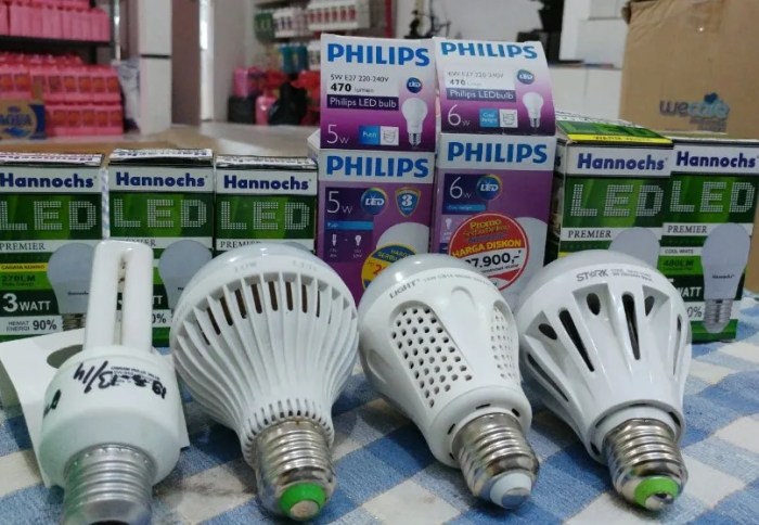 perbedaan lampu philips led bulb dan essential