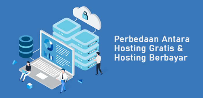 perbedaan hosting gratis dan berbayar terbaru